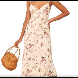 Reformation dietrich dress midi flourish